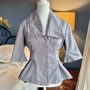 Elroy Organics Grey 3/4 Sleeve Jacket